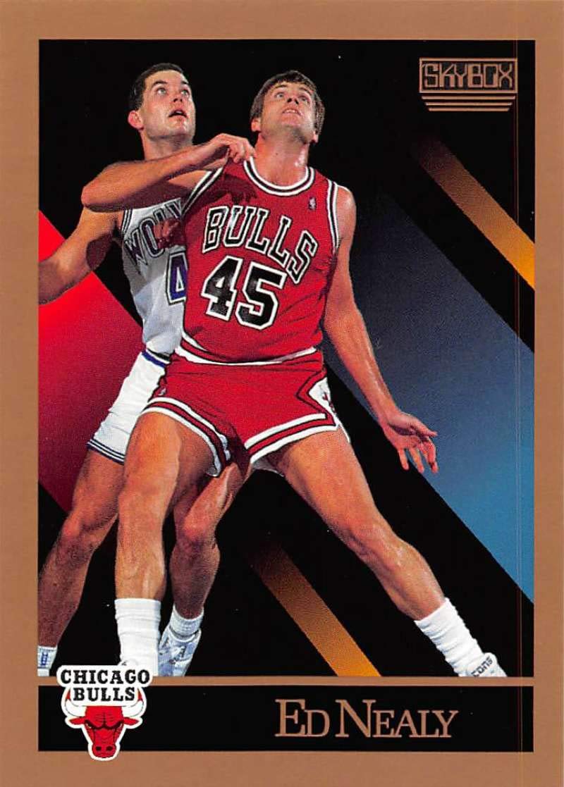 NBA　シカゴ・ブルズ　90s 黄金時代　カード Amazon.com: 1990-91 Skybox Series 1 Basketball #43 Ed Nealy SP